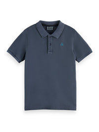 Scotch & Soda - Boy's Garment Dyed Pique Polo Shirt