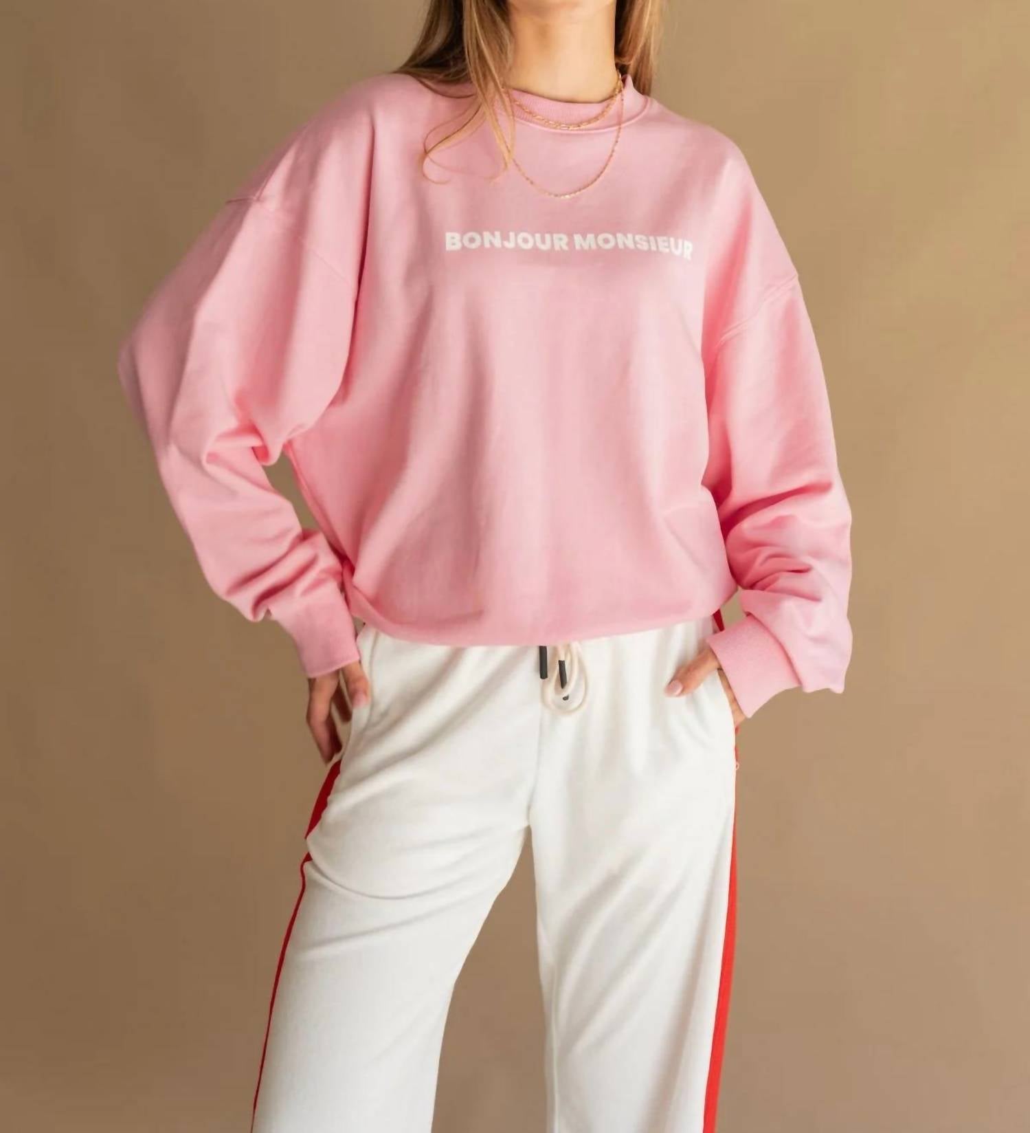 Araminta James - Bonjour Monsieur Sweatshirt