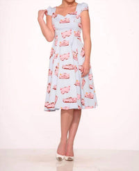 Orchid Bloom - Car Hop Swing Dress