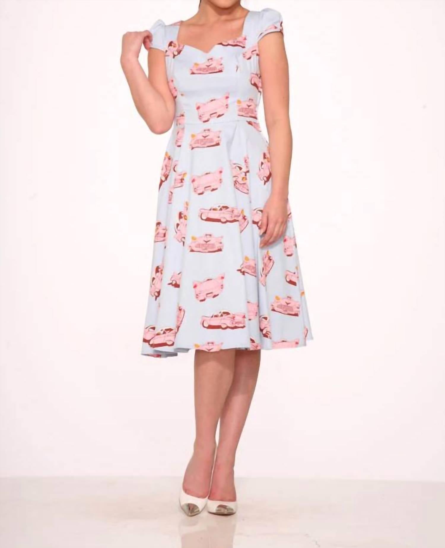 Orchid Bloom - Car Hop Swing Dress