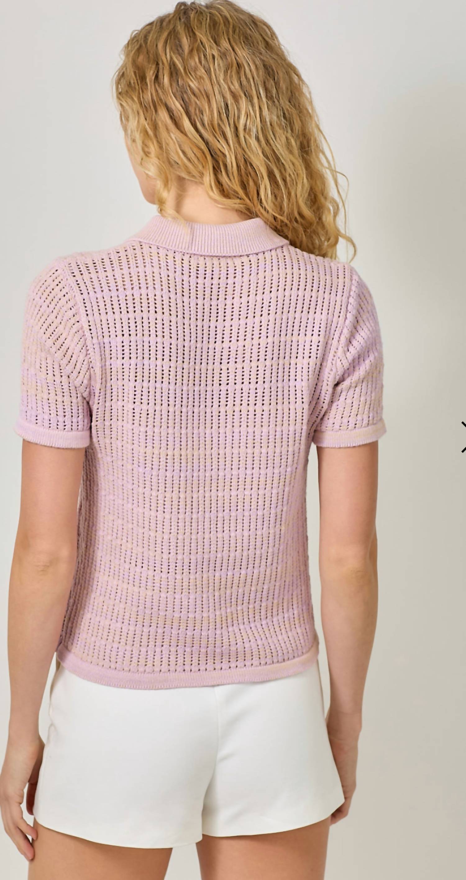 Mystree - Perfect In Polo Sweater Top