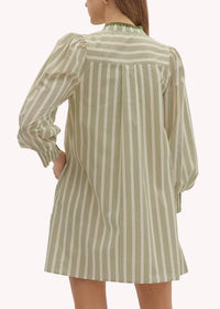 entro Mimi Mini Dress in green - women's dress - alternate view