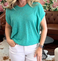Another Love - Zia Slouchy Short Sleeve Top