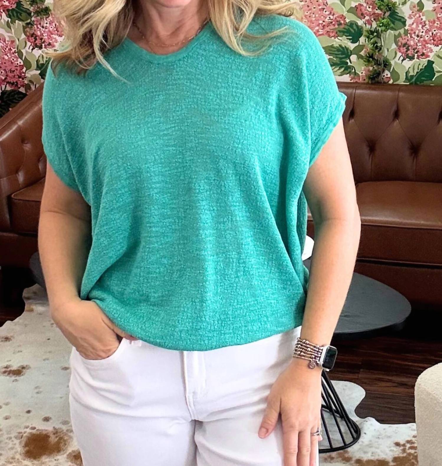 Another Love - Zia Slouchy Short Sleeve Top