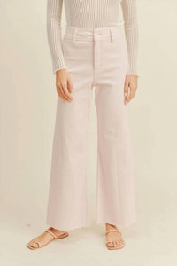Miou Muse - Straight Wide Leg Denim Pants