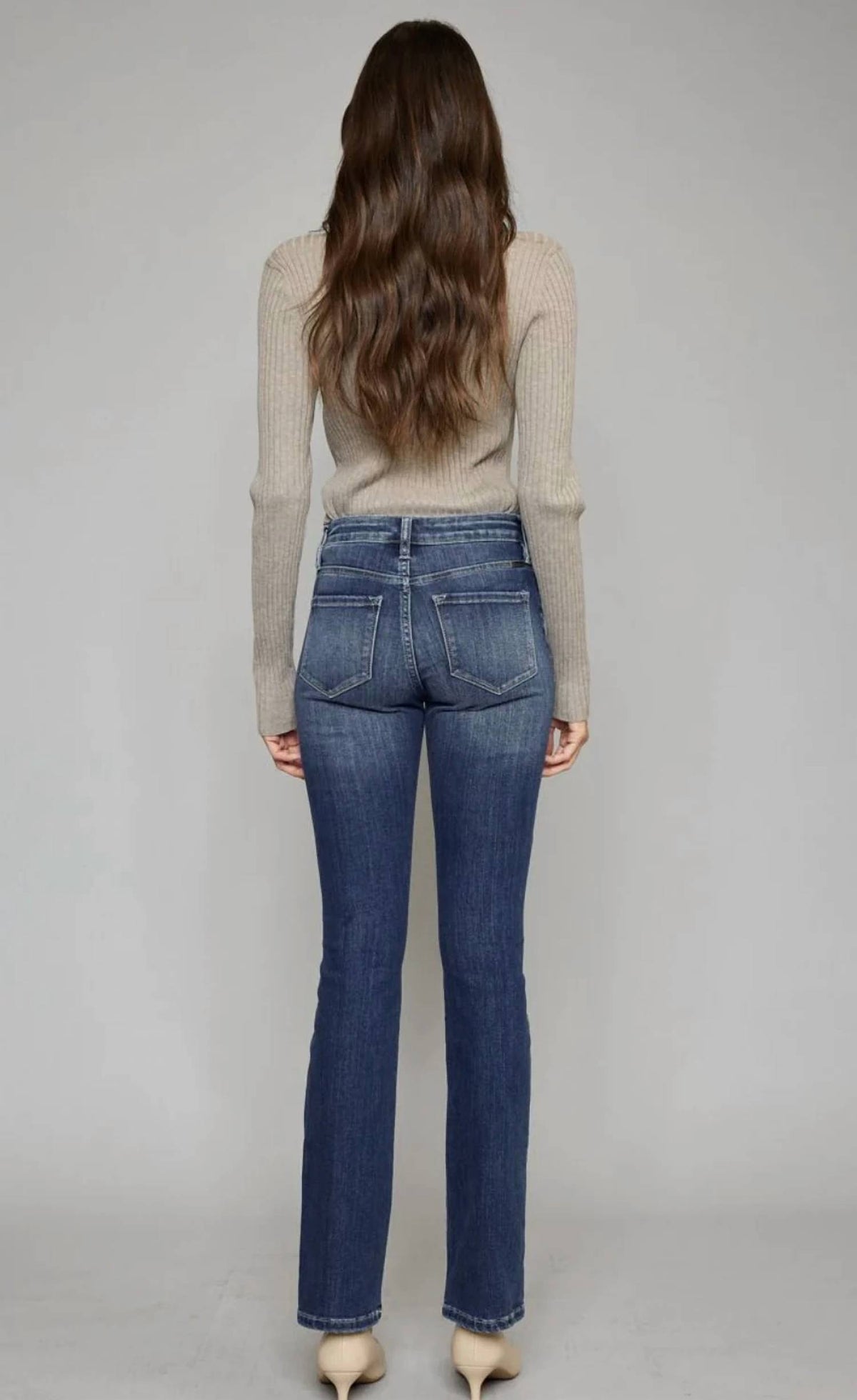 Kancan - High Rise Skinny Bootcut Jeans