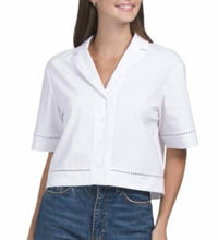 Theory - SHORT SLEEVE BOXY LAPEL SHIRT