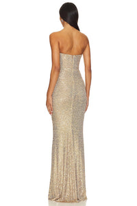 Nookie - Lumiere Gown Sweetheart Strapless Sequince Dress