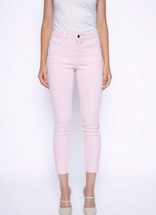 Picadilly - Women's Embellished Pink Jeans