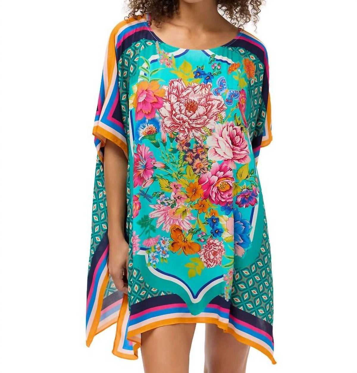 Johnny Was - Boat Neck Kaftan Cover-up