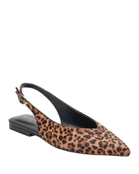 Marc Fisher - Women's Leopard Print Flat Slides