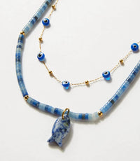 Farrah B Jewelry - Women's Double Layer Necklace