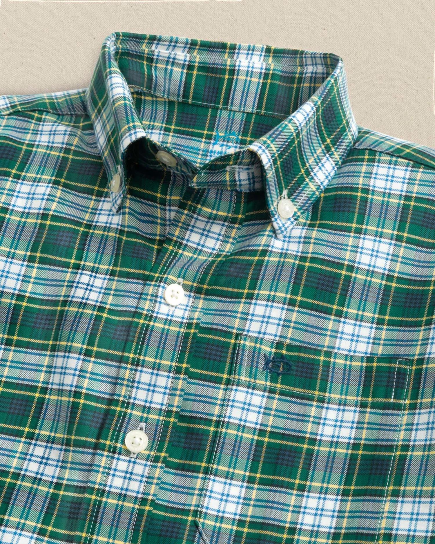 Southern Tide - Boy's Gordon Tartan Skipjack Sport Shirt