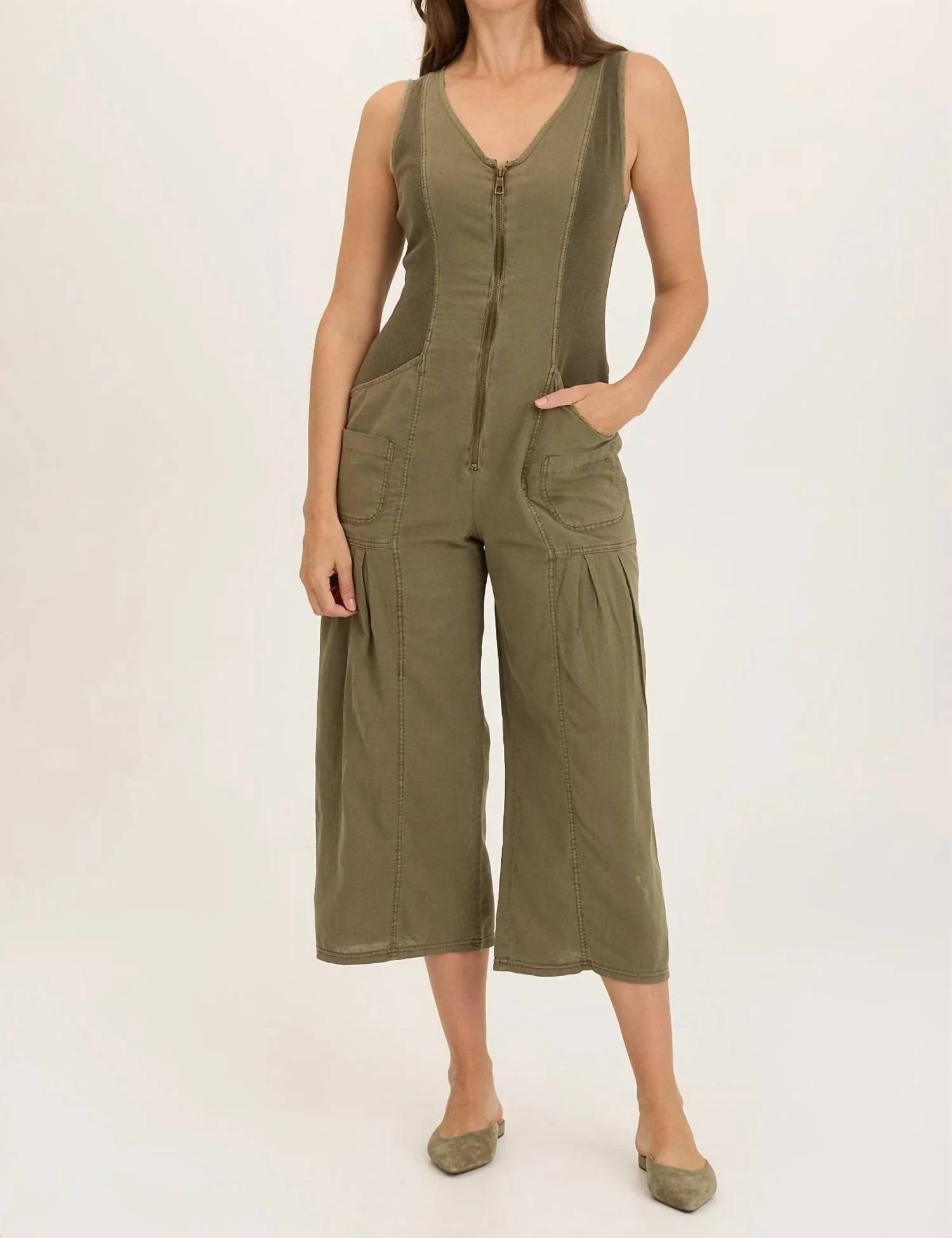Xcvi - Linen Macgowan Jumpsuit