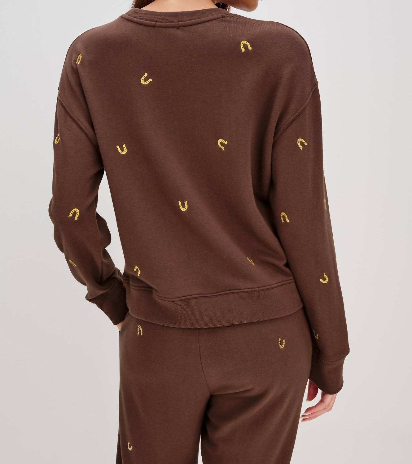 Rails Ramona Long Sleeve Sweatshirt in horseshoes - women's top - view 4