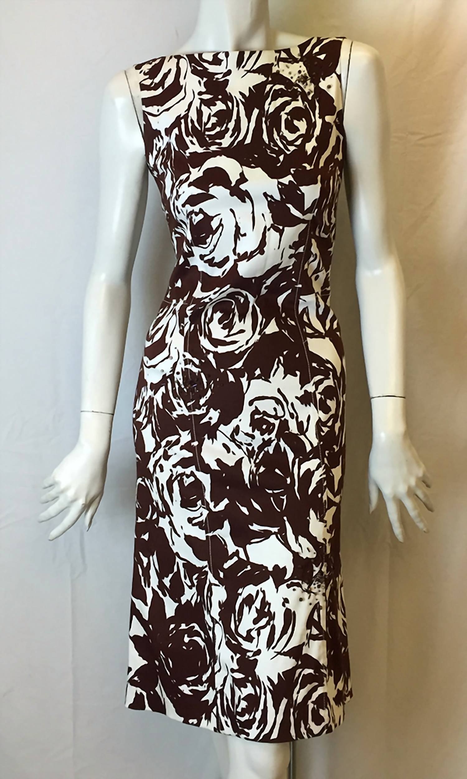 Lidia Cardinale - Women's Sleeveless Beaded Dress