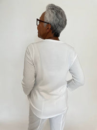 Eli - Ruth 3/4 Sleeve With Sequin Dots Top
