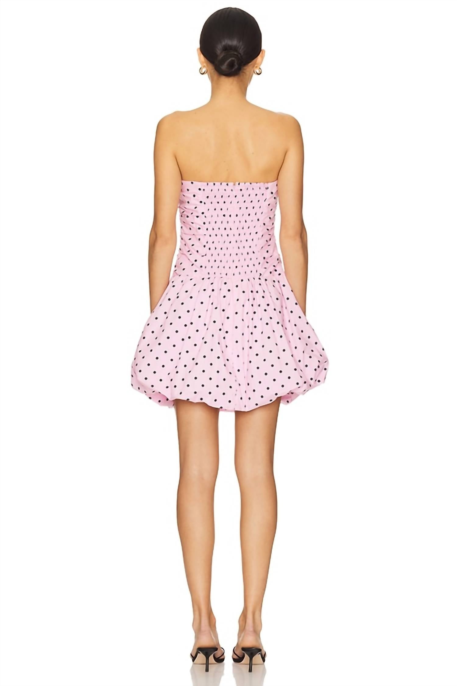STEVE MADDEN Gigi Dress in pink tulle - women's dress - alternate view