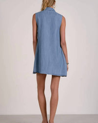 Elan - Eyelet Denim Dress