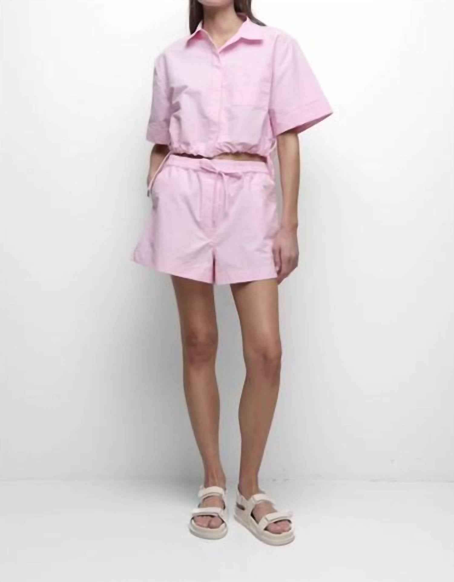 Simkhai - Jenkins Cotton Drawstring Shorts