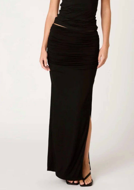 Nia - Selena Side Slit Maxi Skirt