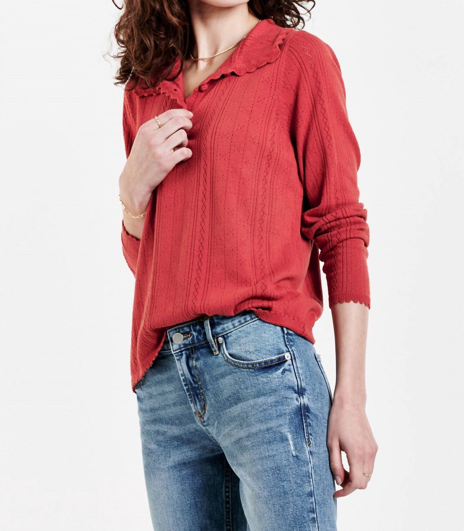 Dear John Denim - Elizabeth Pointelle Knit Sweater