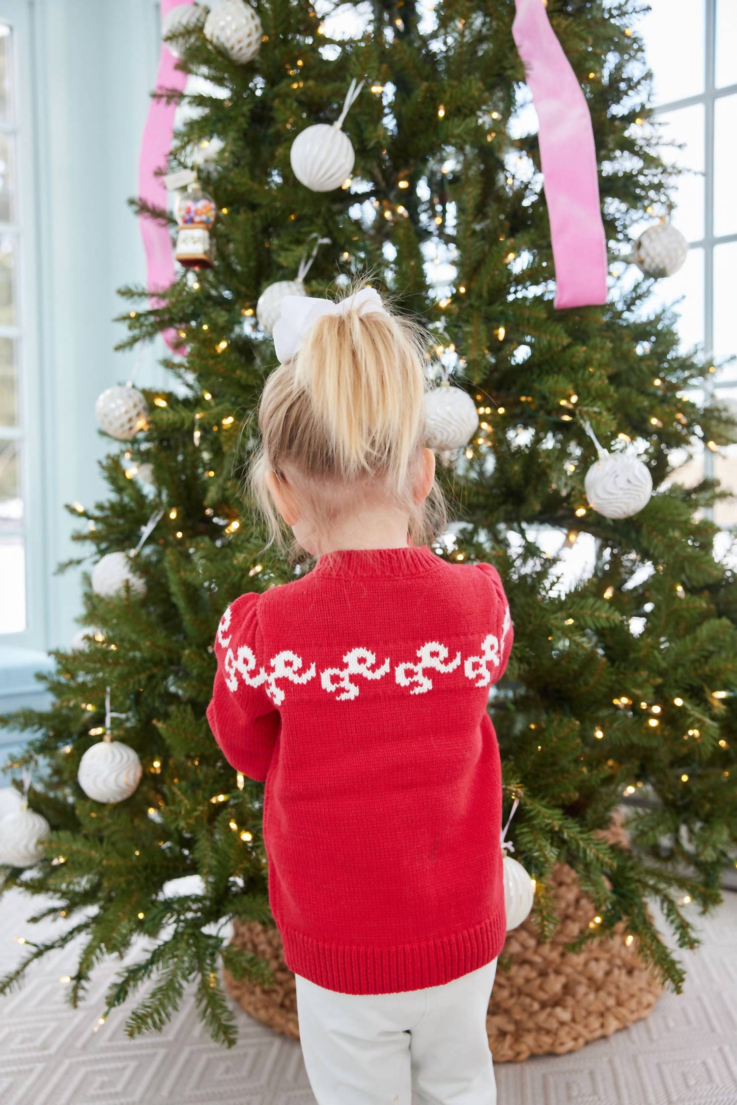 Sail To Sable - Girls Bow Cardigan