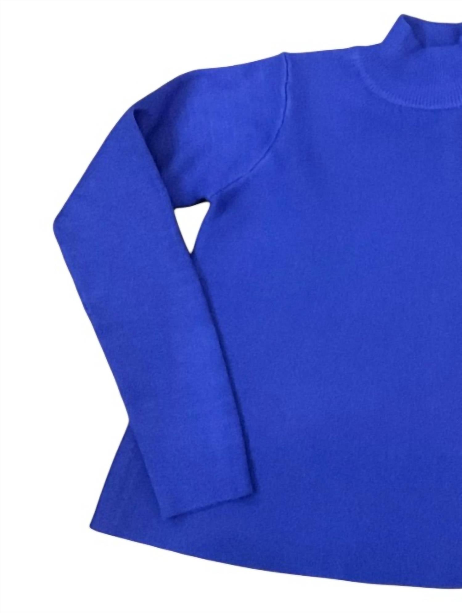 Compania Fantastica - Girl's Boxy Knit Mock Neck Sweater