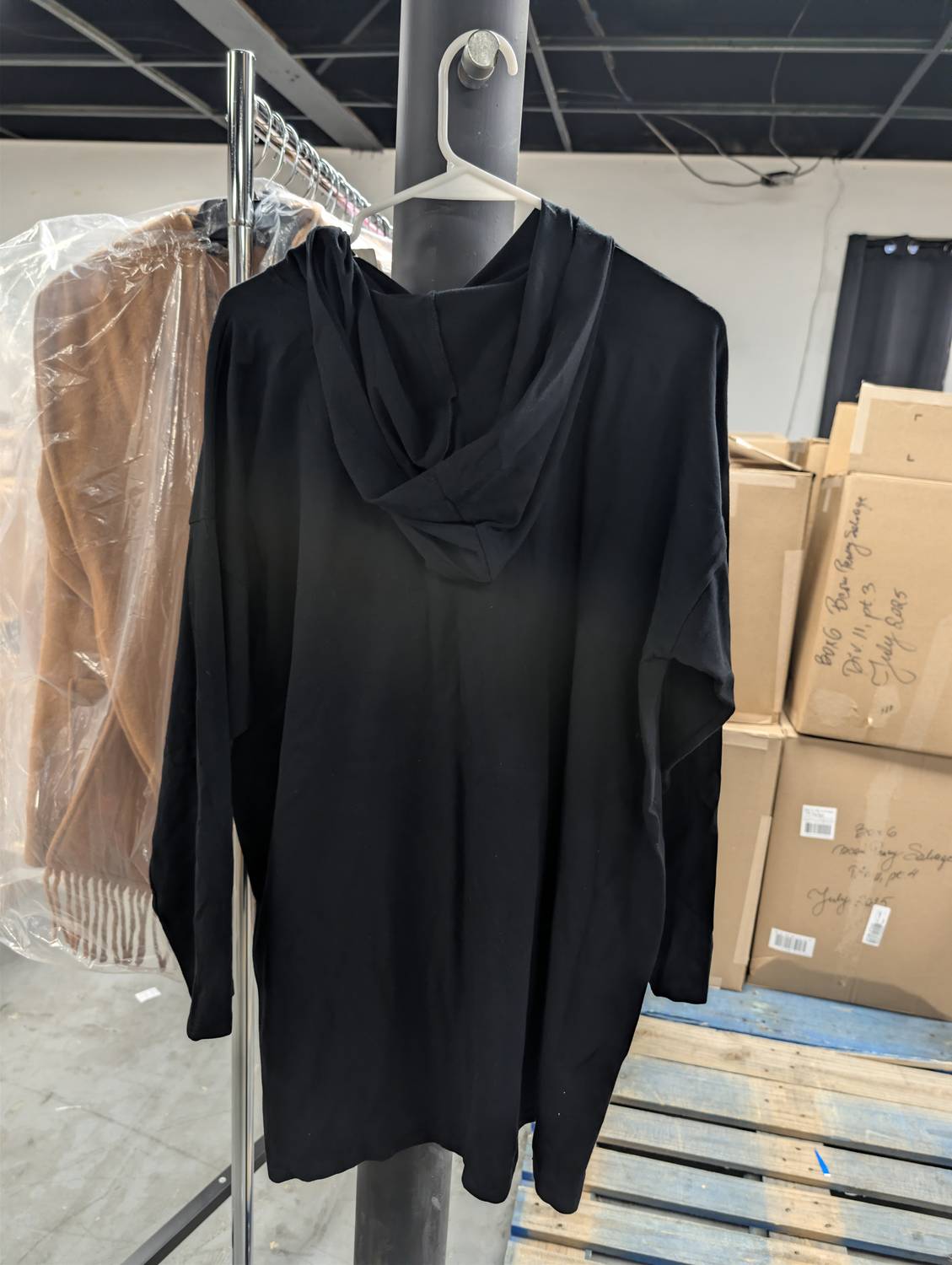 Eileen Fisher - WOMEN'S HOODED BOXY TUNIC