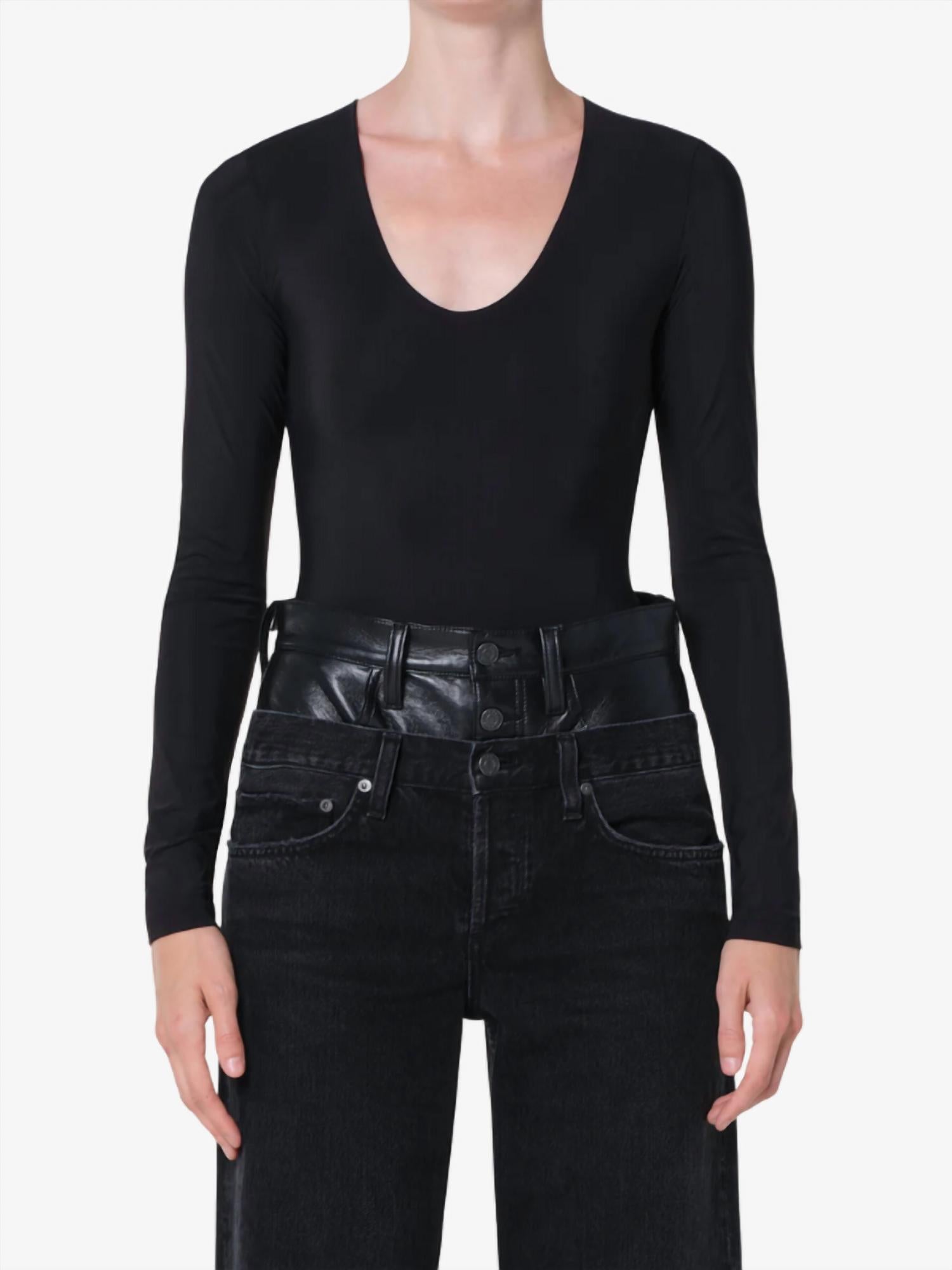 Agolde - Clem Long Sleeve Bodysuit