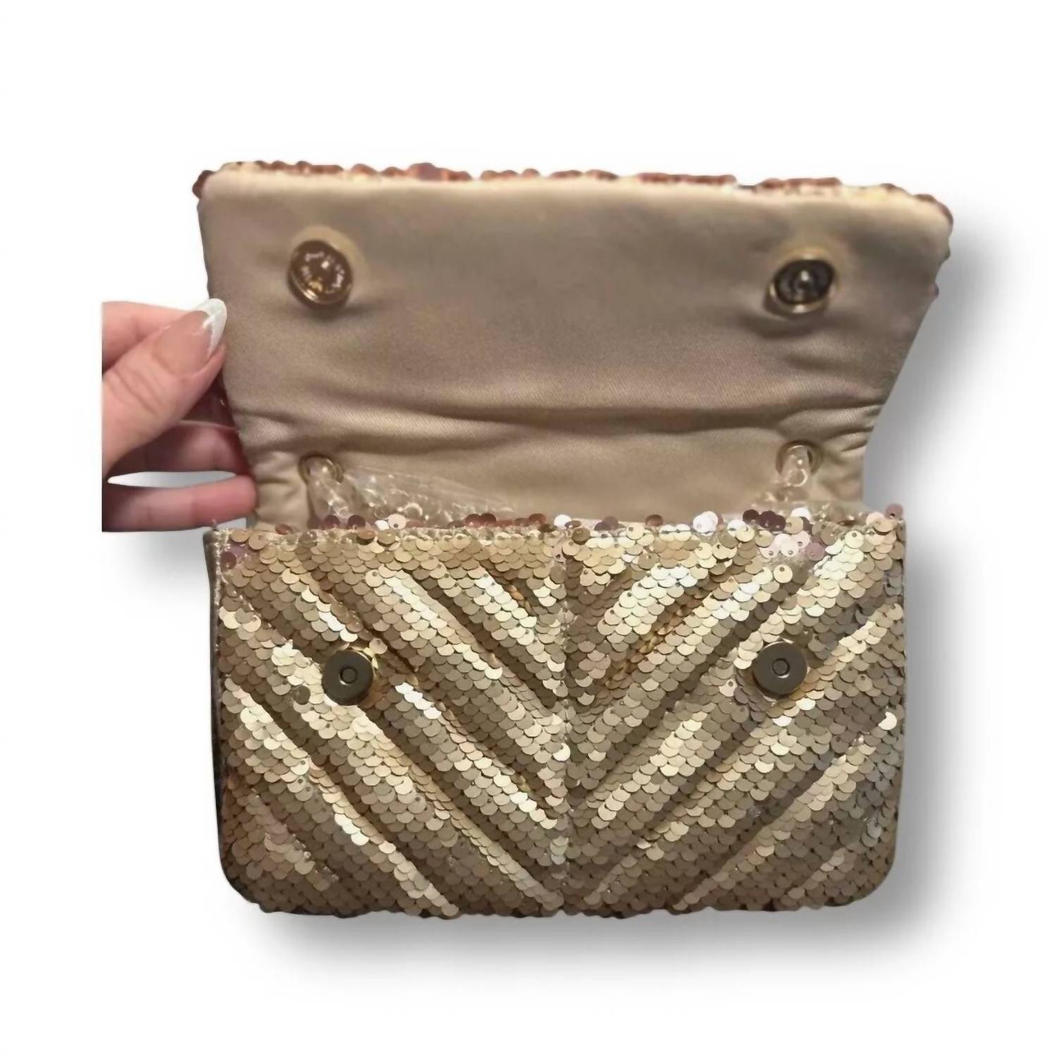Nicole Miller - Women's Glitter Mitchell Crossbody Bag
