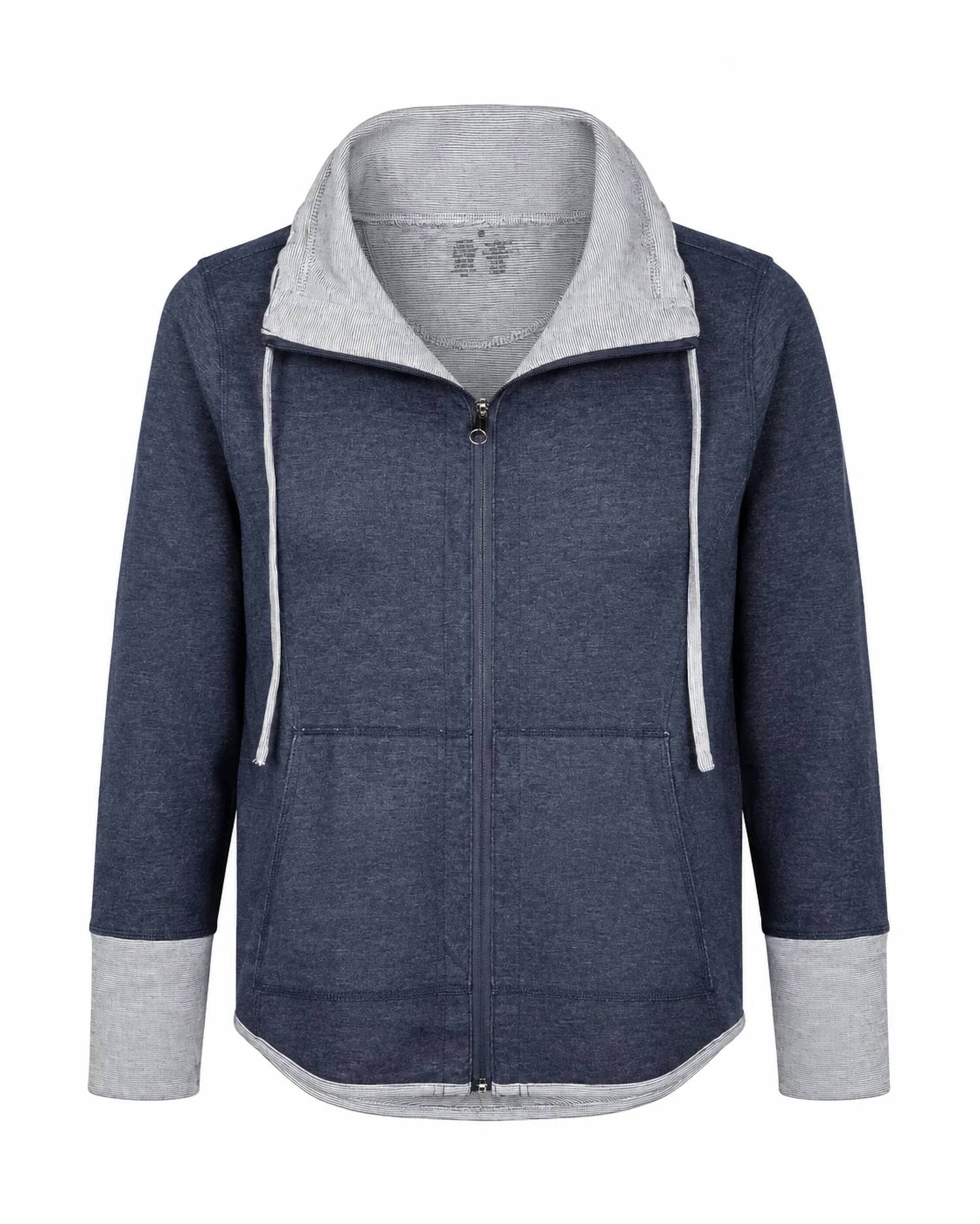Lulu-B - Reversible Long Zip Jacket