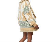 Alanui - Icon Jacquard Cardigan in Off White Multicolor