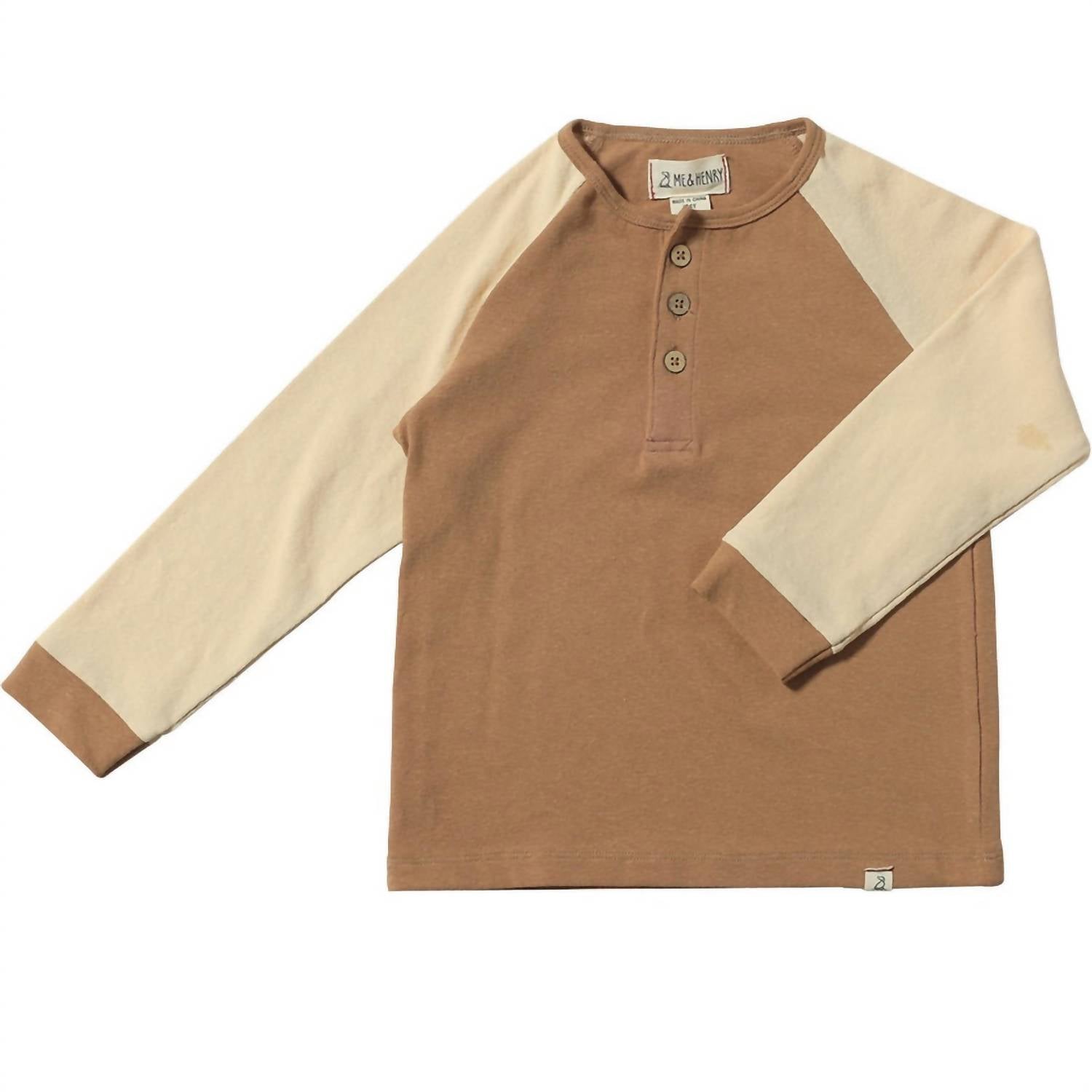 Me & Henry - Boys Lugoff Raglan Henley Top