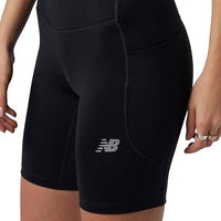 New Balance Women's Impact Run Fitted Short in black - women's shorts - detail view