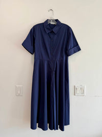 FOIL Women's Casual Midi Dress in midnight - women's dress
