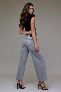 Hidden - Nori Mid Rise Wide Leg Jeans