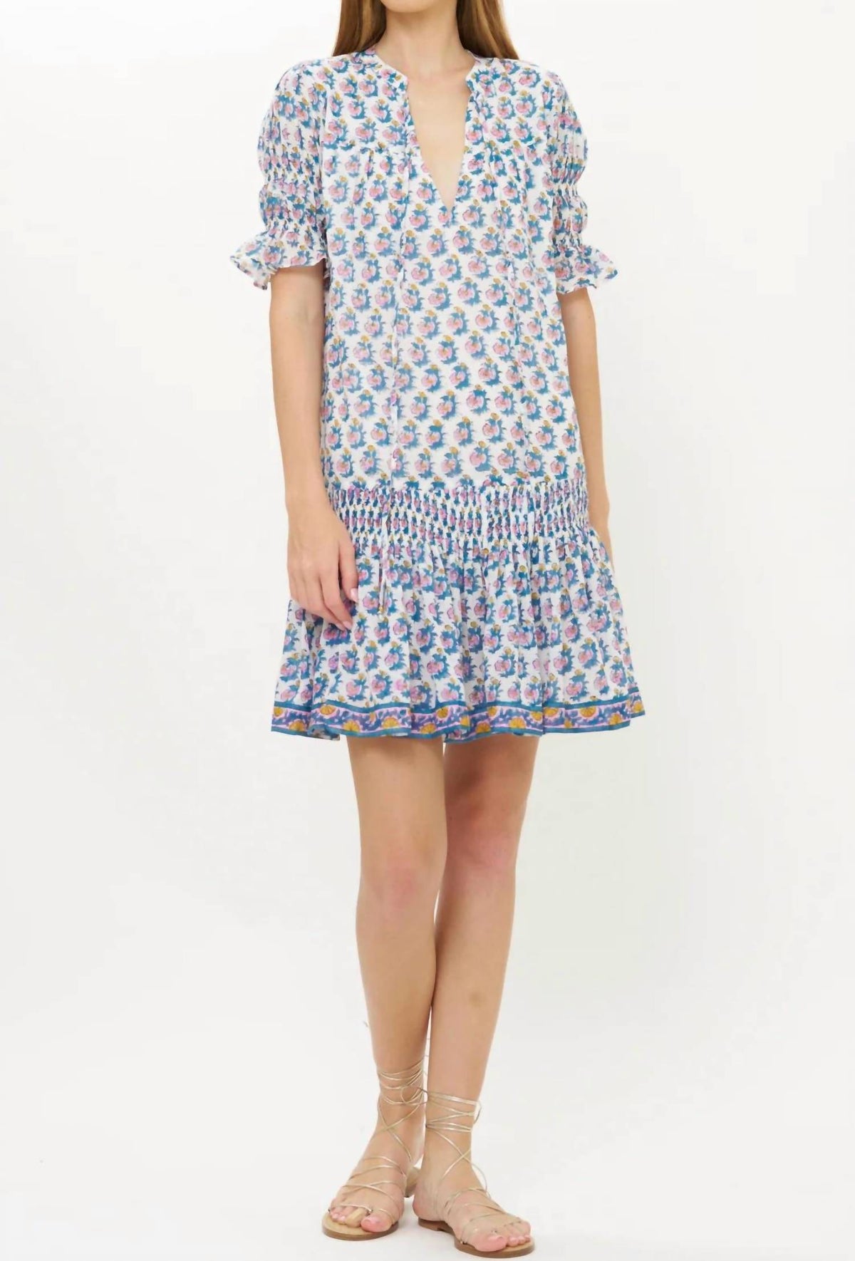 Oliphant - Smocked Drop Mini Dress