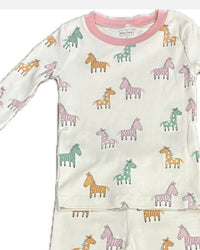 Kissy Kissy - Zebra And Friends Snug Pajama Set