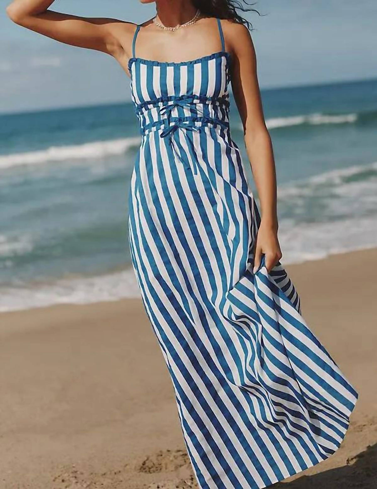 Beach Riot - Levie Stripe Maxi Dress