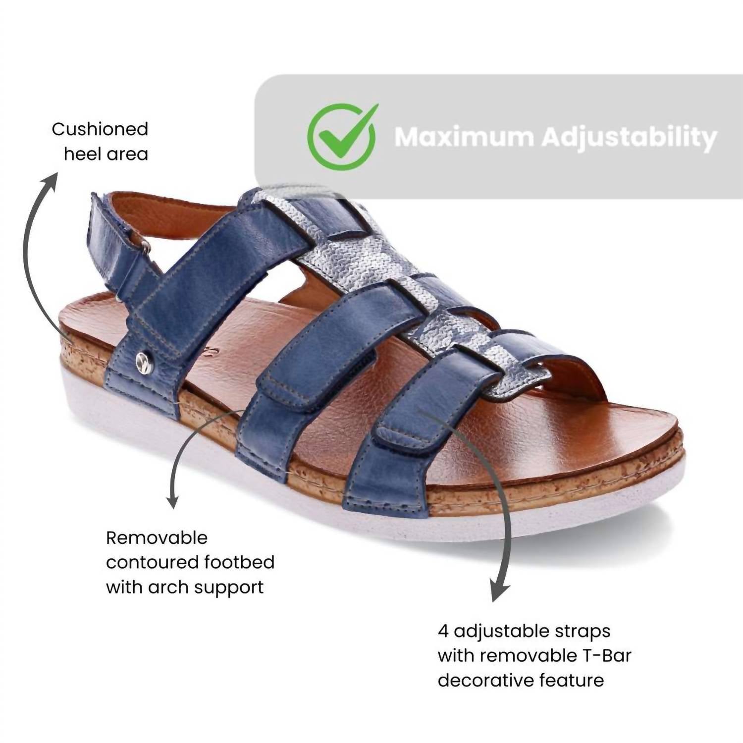 Revere - Women's Santorini Gladiator Sandal