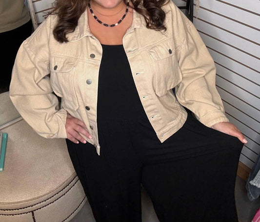 Hayden La - Plus Size Cargo Denim Jacket