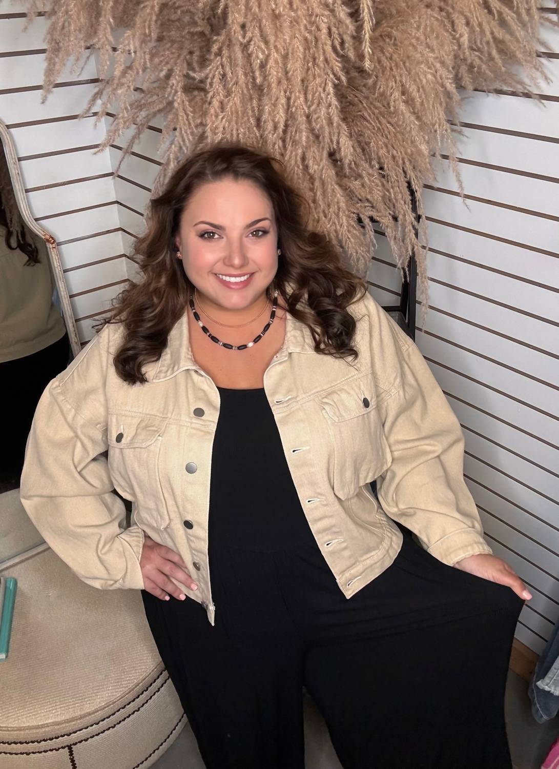 Hayden La - Plus Size Cargo Denim Jacket
