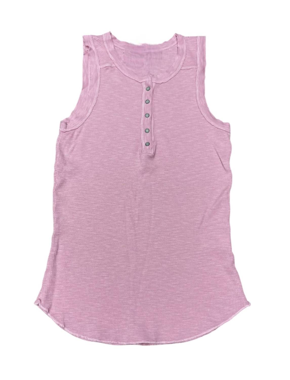 Crown Jewel - Women's Thermal Crew Henley Tank