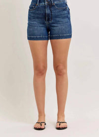 Judy Blue - High Waist Tummy Control Slim Denim Short
