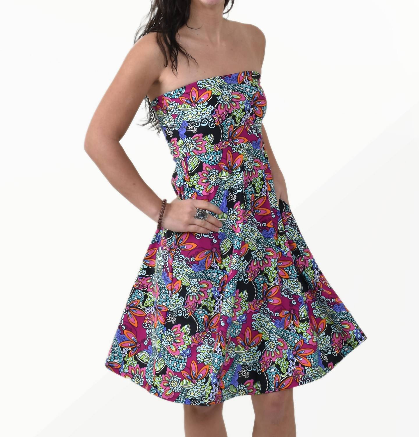 Southwind Laguna Dress in blooming bouquet - women's dress