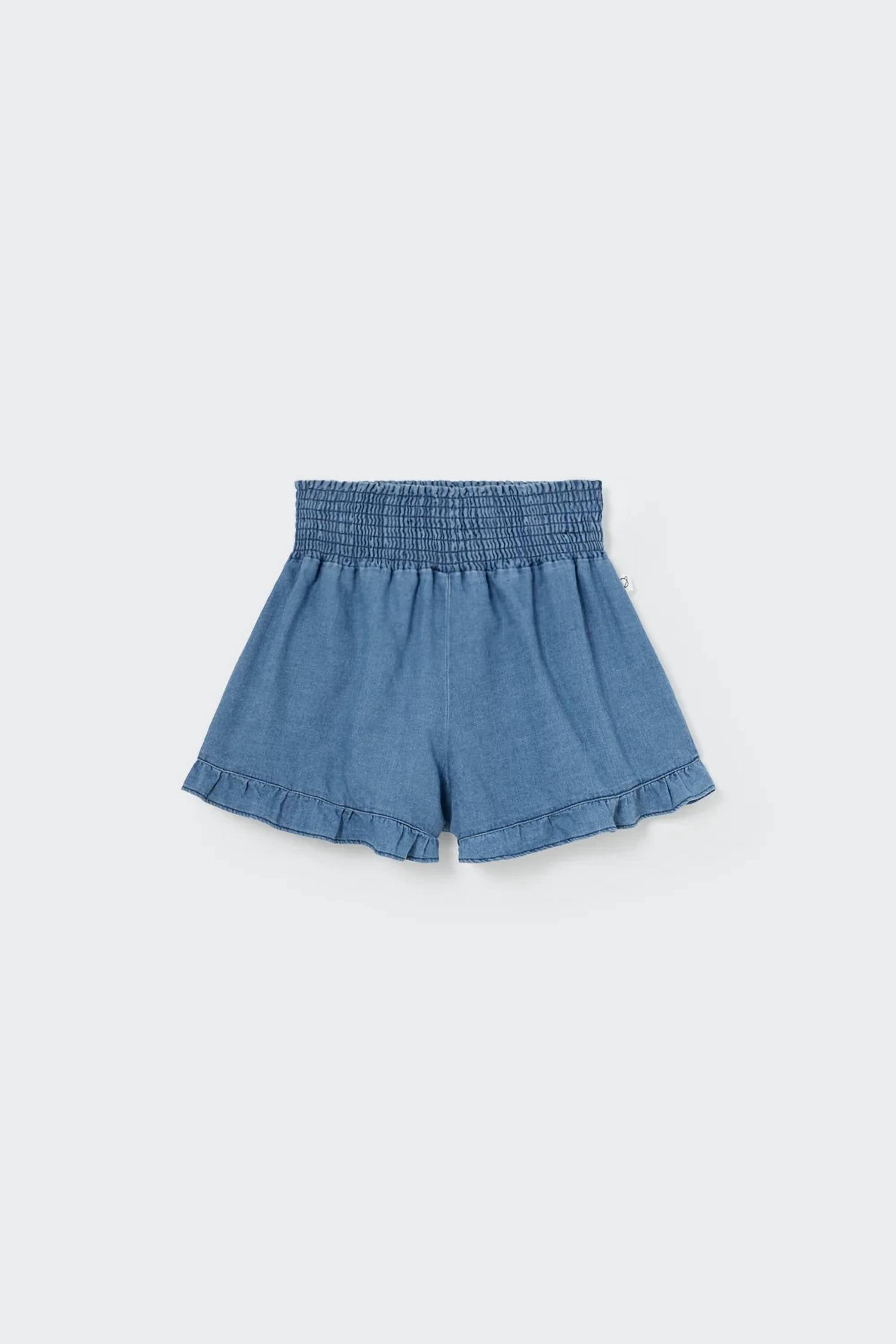 Cozmo - Girl's Twill Denim Shorts Set
