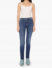 Mother The Rascal Skimp Mid-rise Straight Leg Jeans in you re a riot - women's jeans