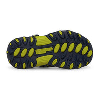 MERRELL Little Kid's Hydro H2o Hiker Sandal in navy lime - kids' sneaker - view 5