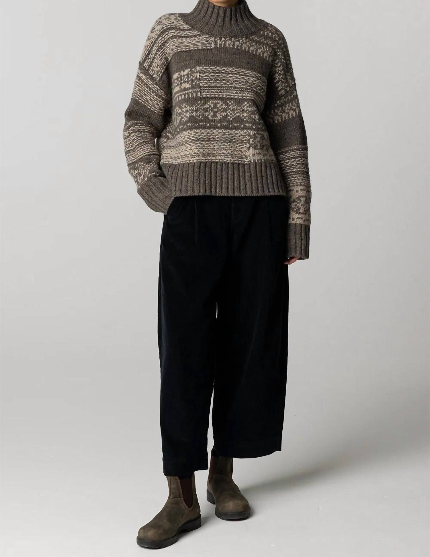 Finisterre - Idless Broken Fairisle Jumper Sweater